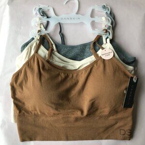 Danskin  Intimates   BRAS, Removable Pads,  3-set ,Size  :XL